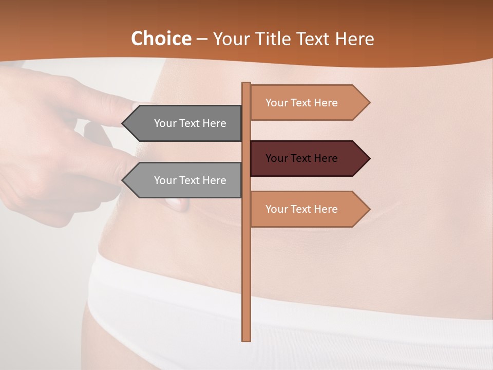 Scar From Surgery PowerPoint Template