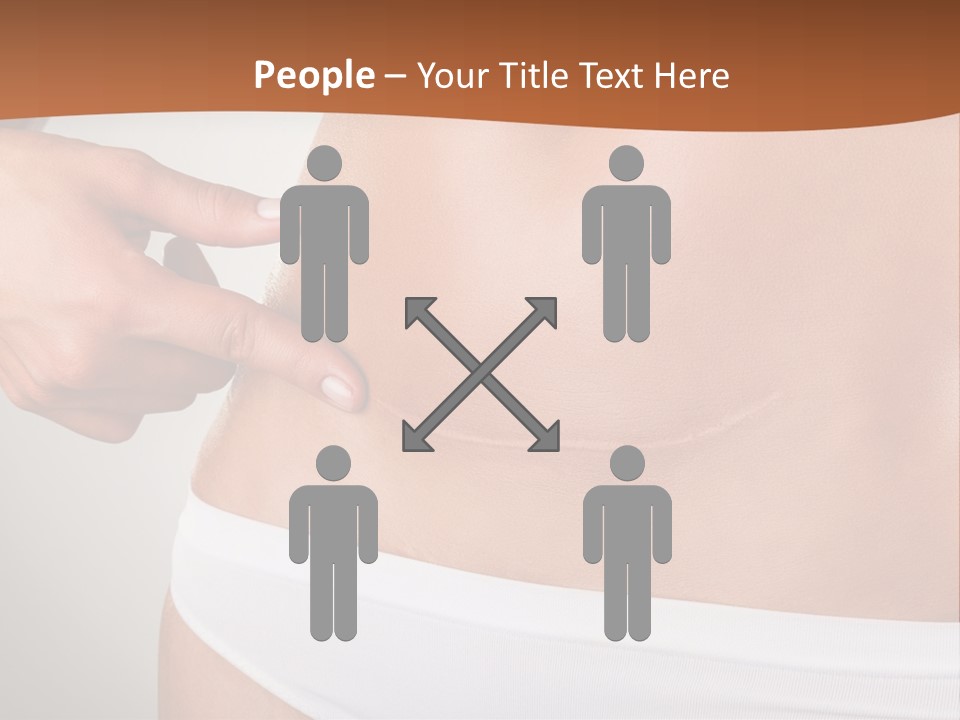 Scar From Surgery PowerPoint Template