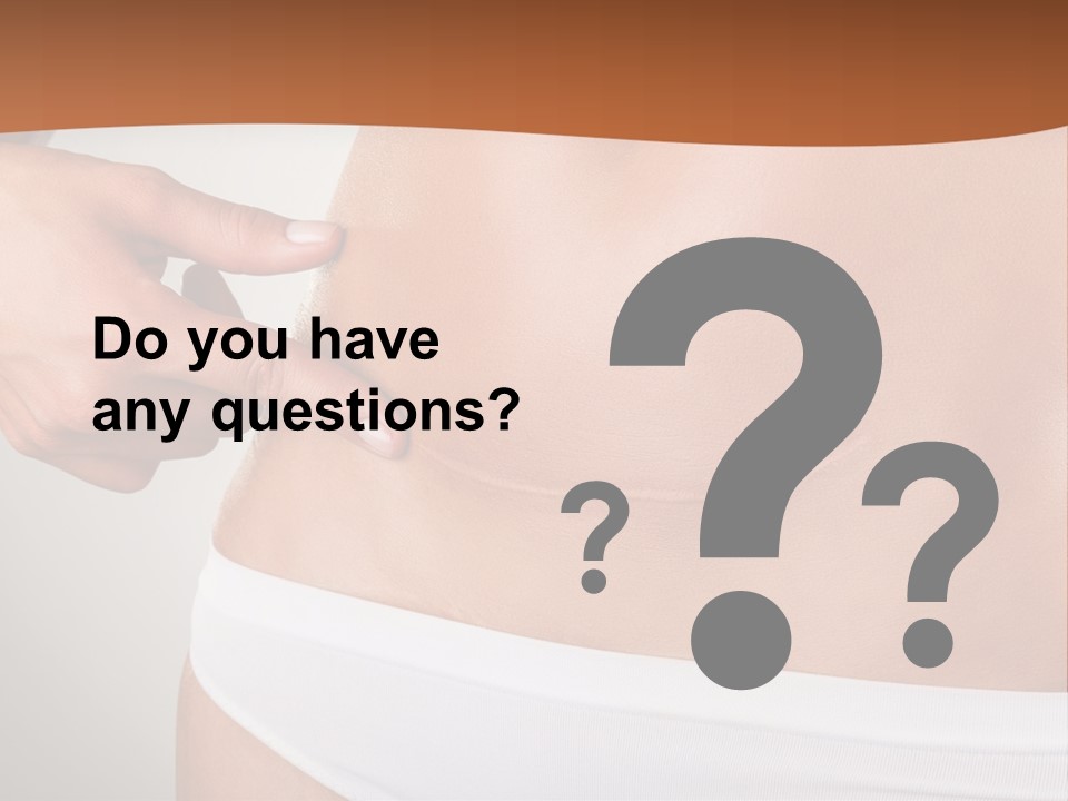 Scar From Surgery PowerPoint Template