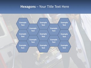 The Ambulance Brought The Patient PowerPoint Template