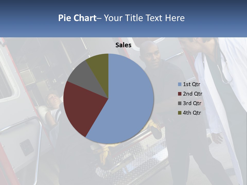 The Ambulance Brought The Patient PowerPoint Template