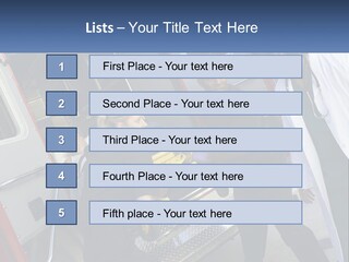 The Ambulance Brought The Patient PowerPoint Template