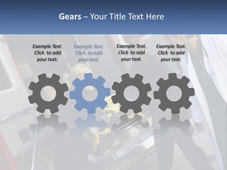 The Ambulance Brought The Patient PowerPoint Template