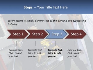 The Ambulance Brought The Patient PowerPoint Template