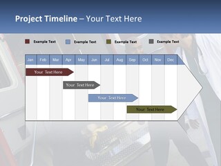 The Ambulance Brought The Patient PowerPoint Template