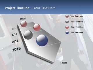 The Ambulance Brought The Patient PowerPoint Template