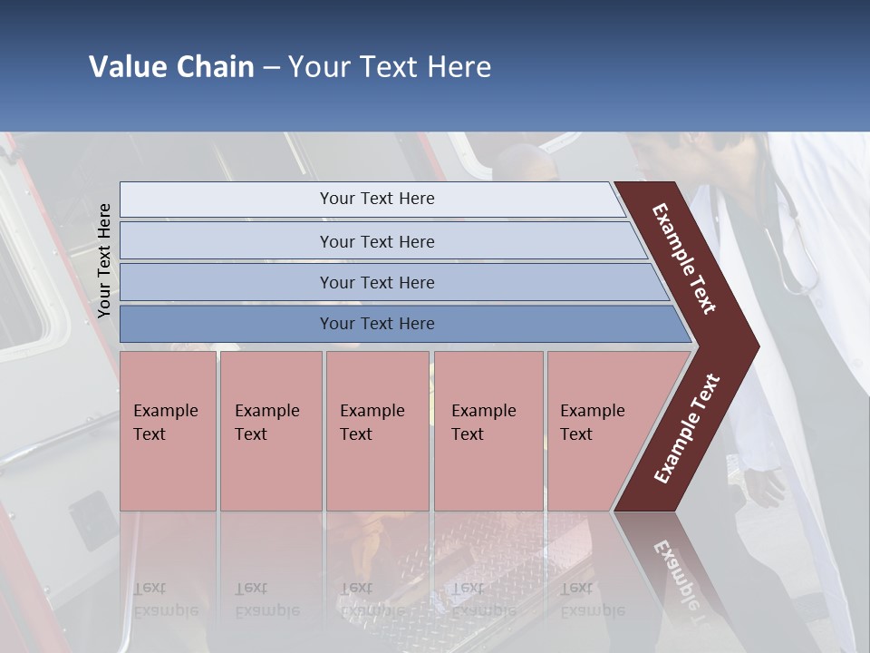 The Ambulance Brought The Patient PowerPoint Template