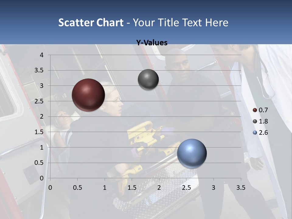 The Ambulance Brought The Patient PowerPoint Template