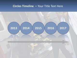 The Ambulance Brought The Patient PowerPoint Template