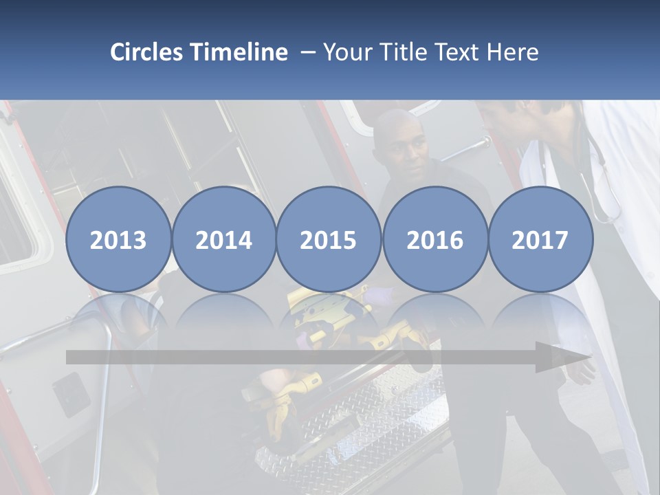 The Ambulance Brought The Patient PowerPoint Template