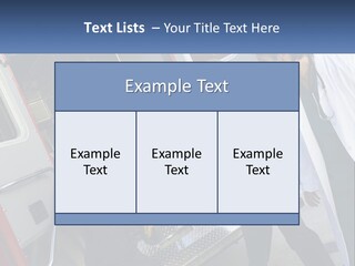The Ambulance Brought The Patient PowerPoint Template