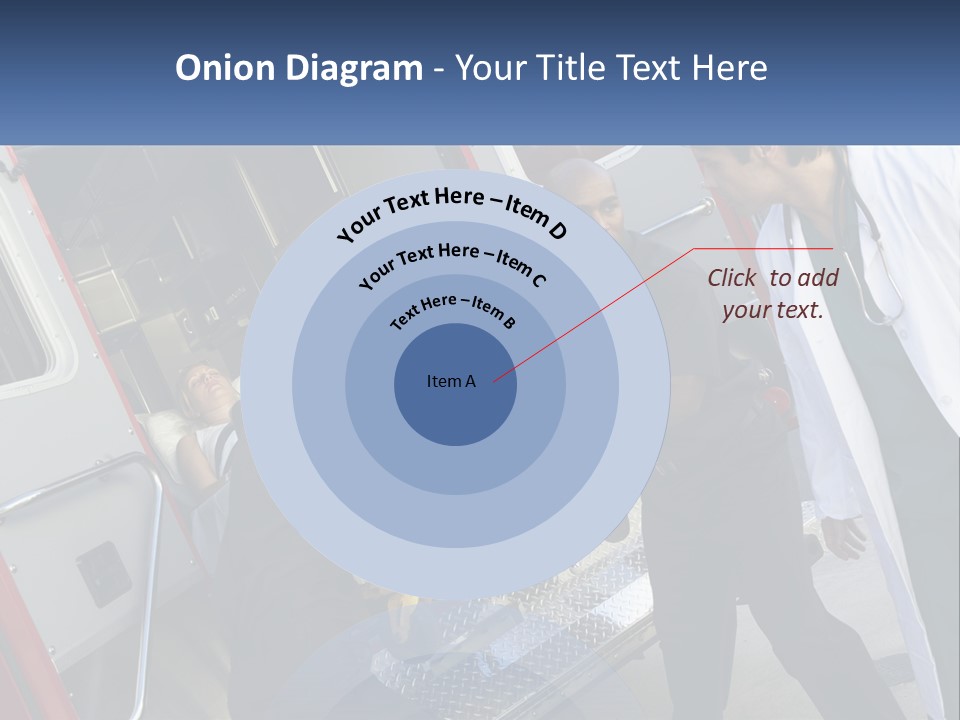 The Ambulance Brought The Patient PowerPoint Template