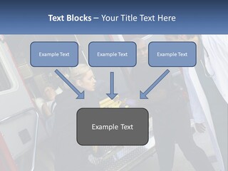 The Ambulance Brought The Patient PowerPoint Template