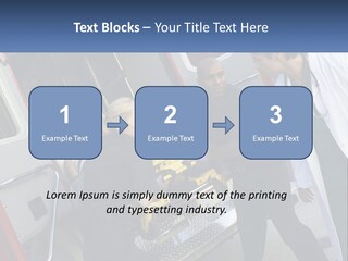 The Ambulance Brought The Patient PowerPoint Template