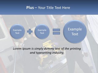 The Ambulance Brought The Patient PowerPoint Template