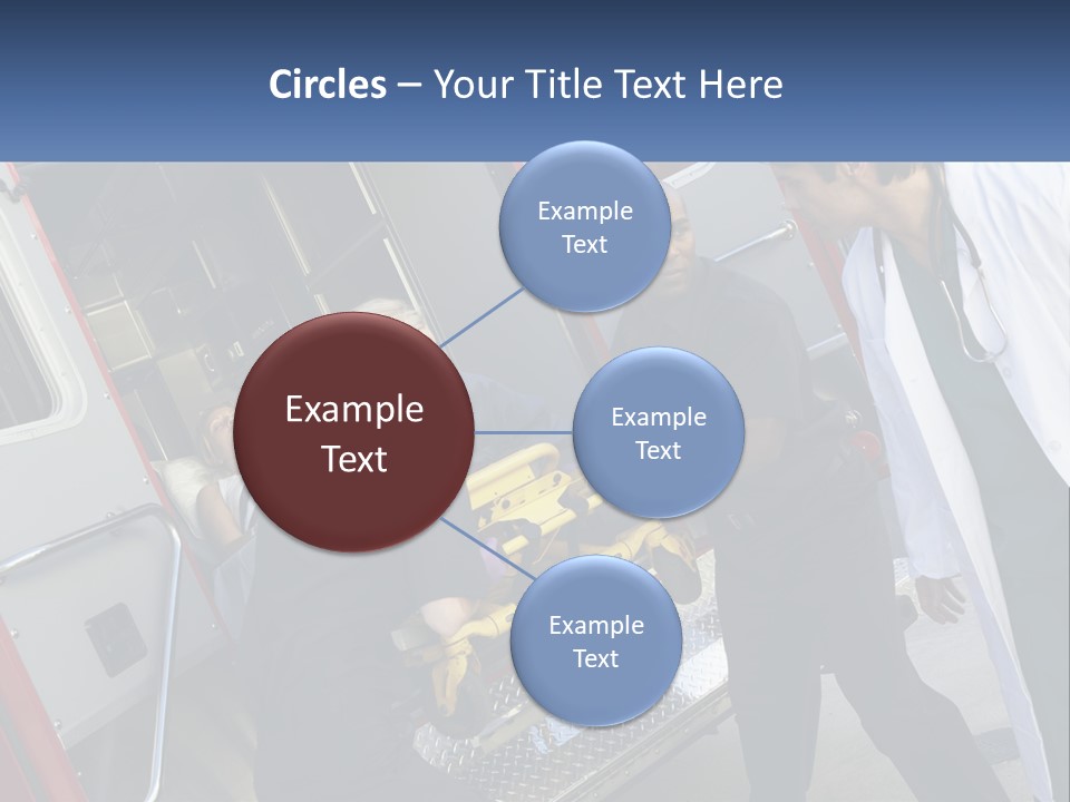The Ambulance Brought The Patient PowerPoint Template