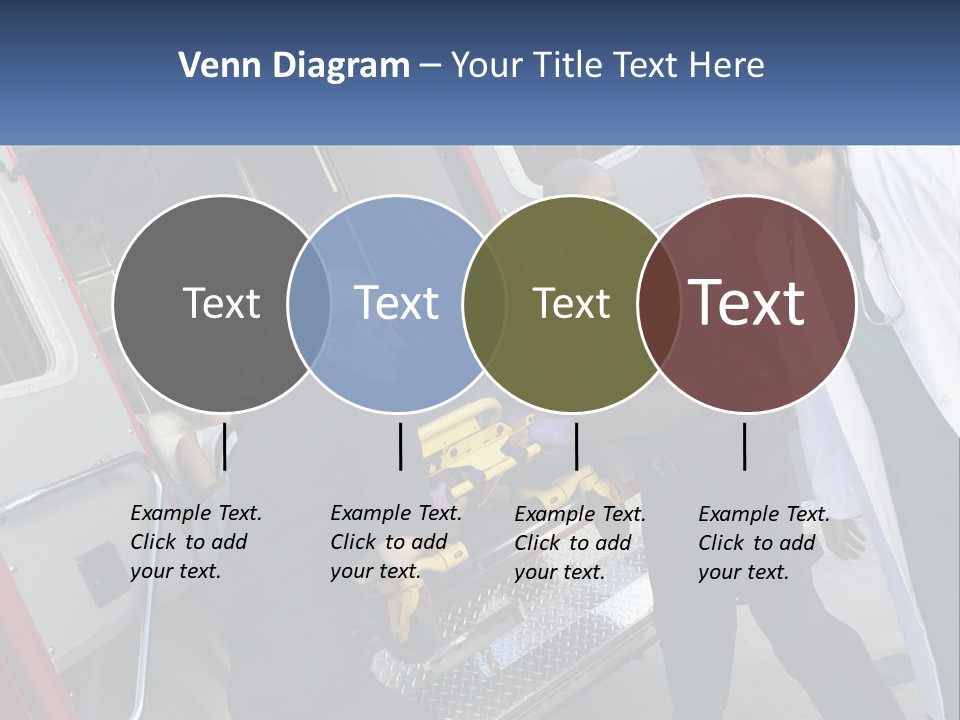 The Ambulance Brought The Patient PowerPoint Template