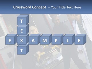 The Ambulance Brought The Patient PowerPoint Template