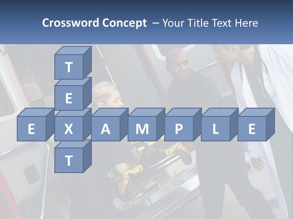The Ambulance Brought The Patient PowerPoint Template