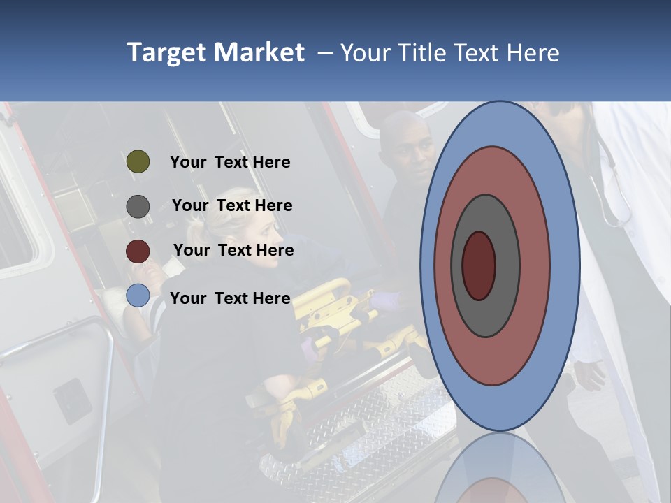 The Ambulance Brought The Patient PowerPoint Template