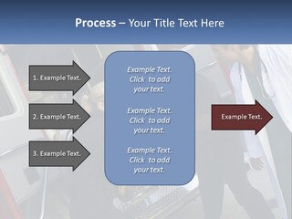 The Ambulance Brought The Patient PowerPoint Template