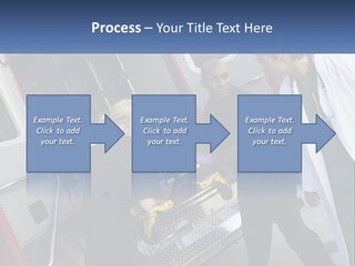 The Ambulance Brought The Patient PowerPoint Template