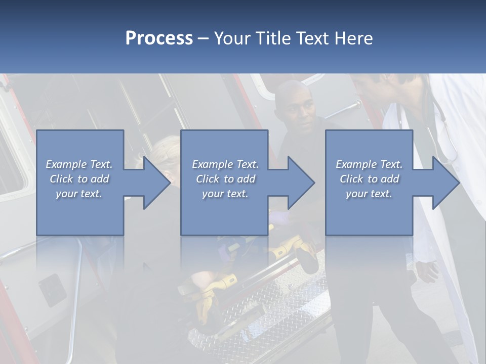 The Ambulance Brought The Patient PowerPoint Template