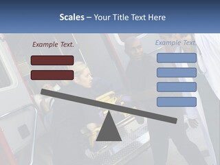 The Ambulance Brought The Patient PowerPoint Template