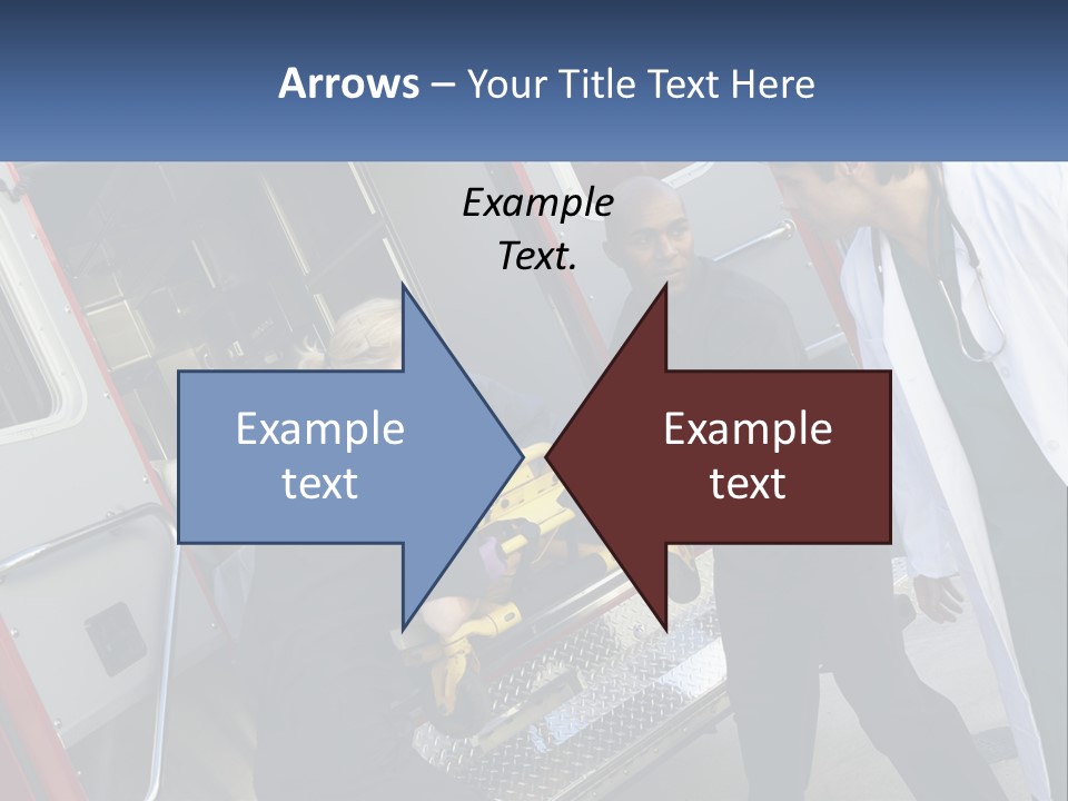 The Ambulance Brought The Patient PowerPoint Template