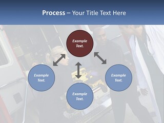 The Ambulance Brought The Patient PowerPoint Template