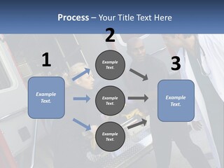 The Ambulance Brought The Patient PowerPoint Template
