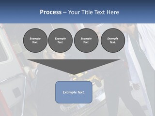 The Ambulance Brought The Patient PowerPoint Template