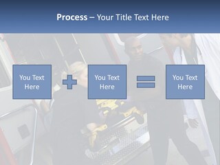 The Ambulance Brought The Patient PowerPoint Template