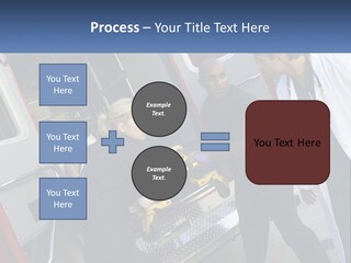 The Ambulance Brought The Patient PowerPoint Template