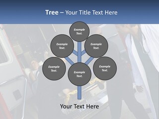 The Ambulance Brought The Patient PowerPoint Template