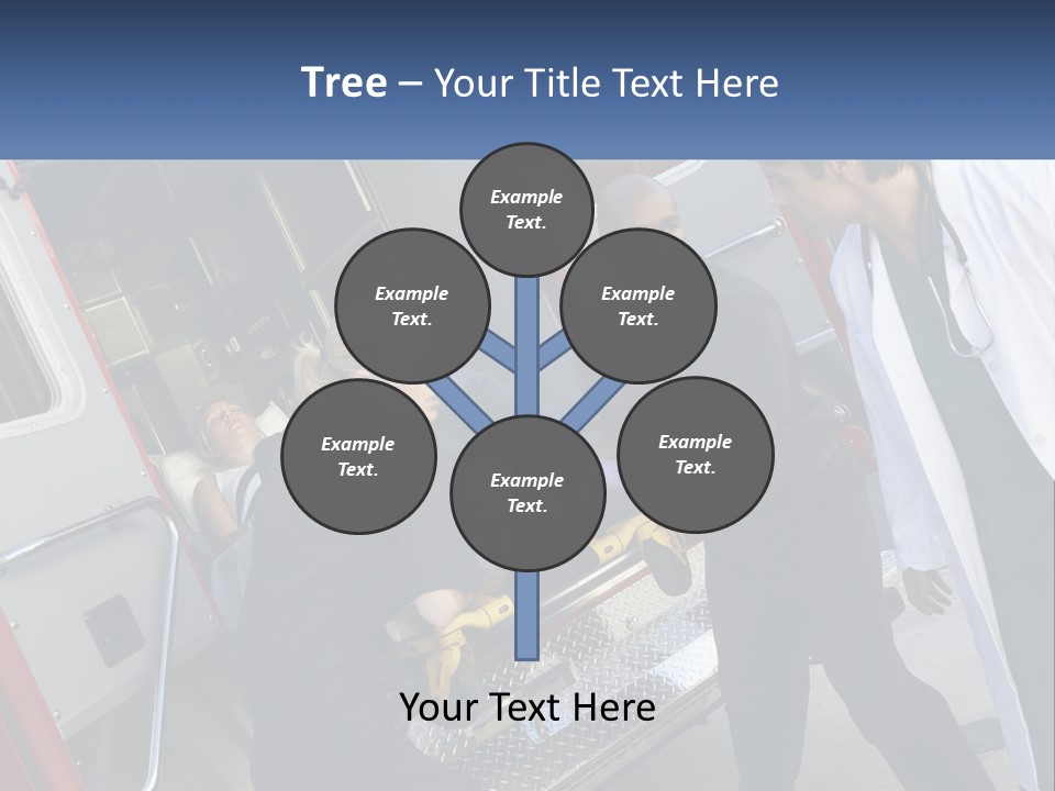 The Ambulance Brought The Patient PowerPoint Template