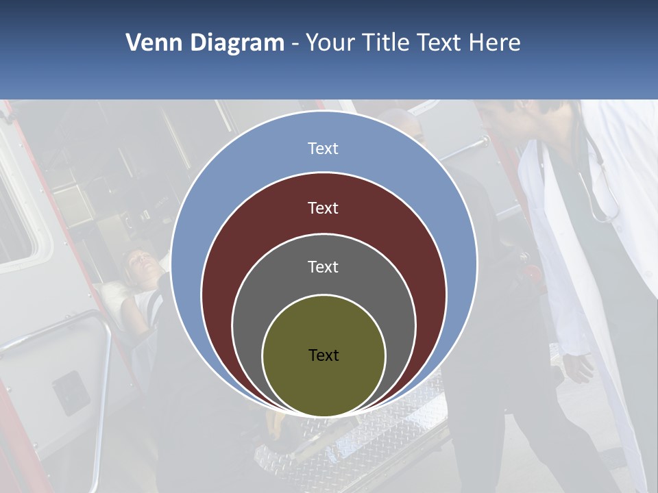 The Ambulance Brought The Patient PowerPoint Template