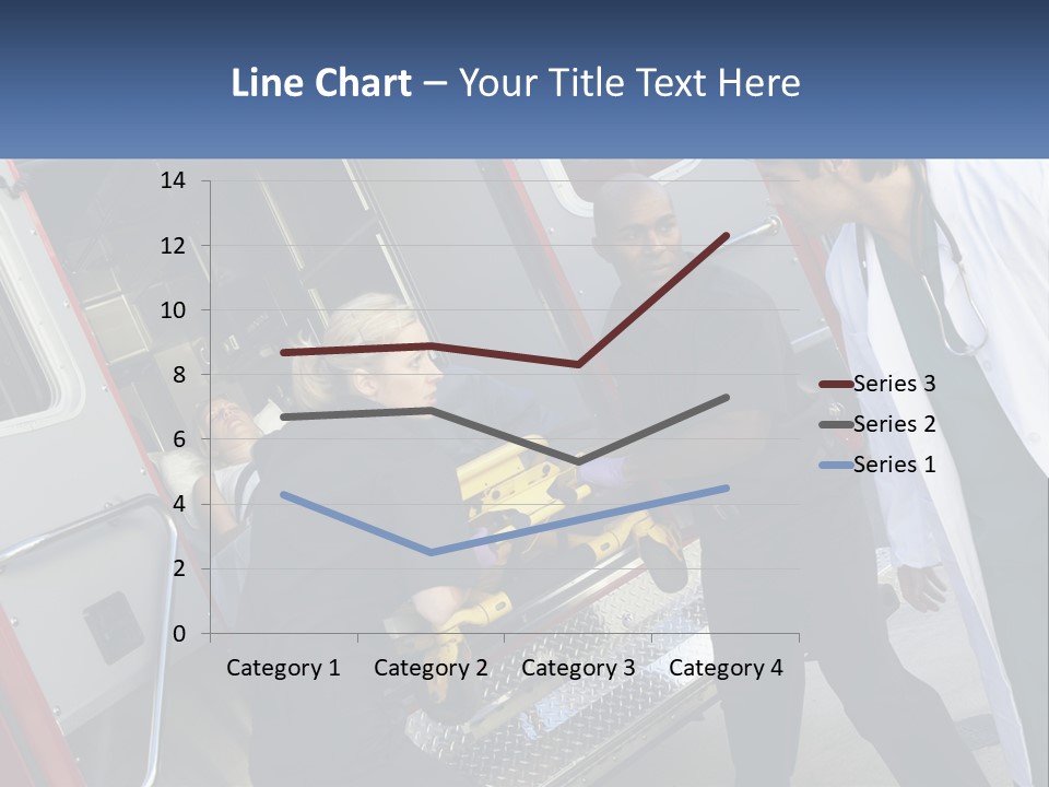 The Ambulance Brought The Patient PowerPoint Template