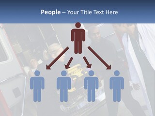 The Ambulance Brought The Patient PowerPoint Template