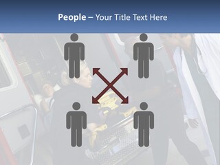 The Ambulance Brought The Patient PowerPoint Template