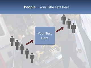 The Ambulance Brought The Patient PowerPoint Template