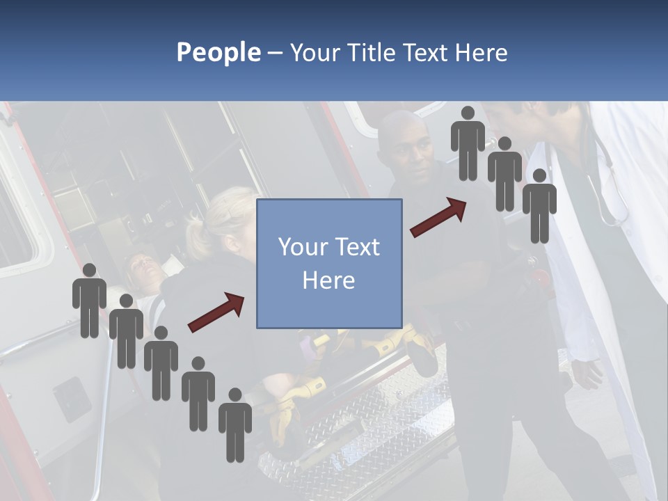 The Ambulance Brought The Patient PowerPoint Template