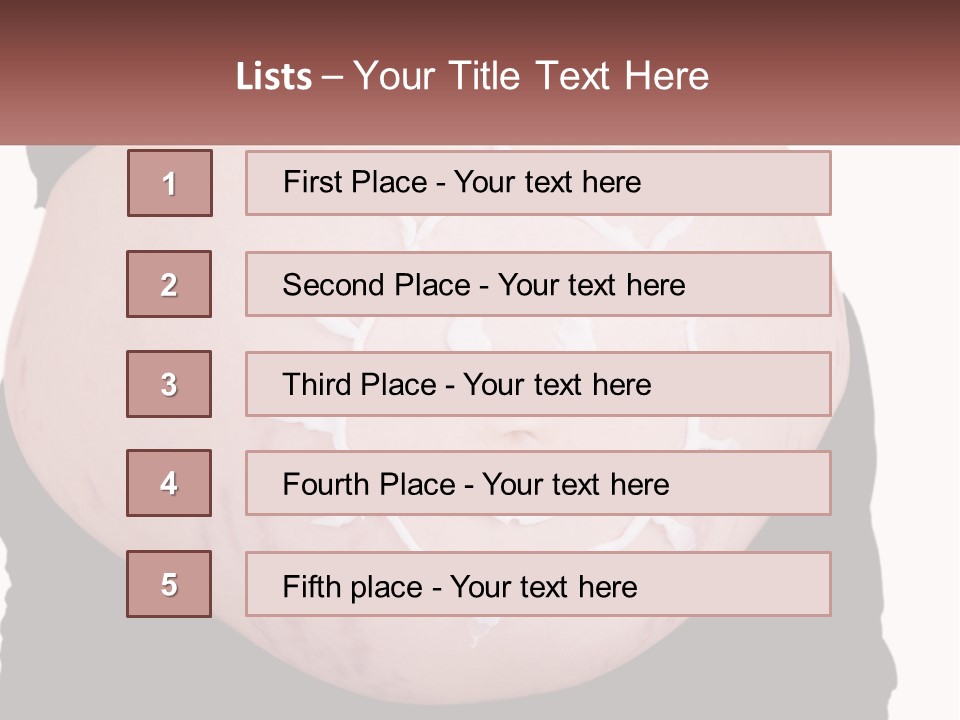 Pregnant Woman PowerPoint Template