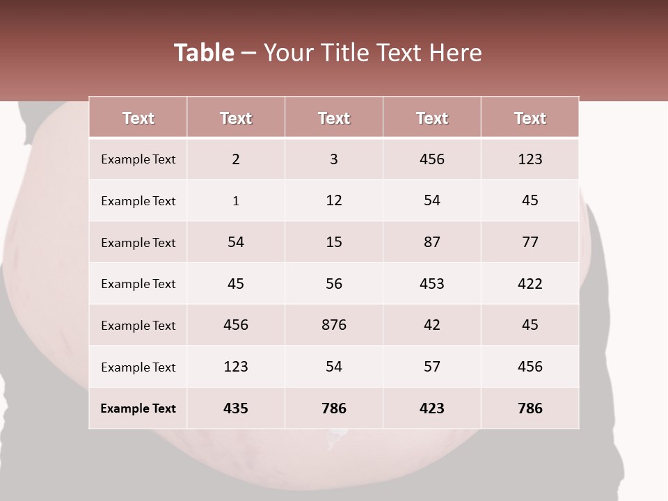 Pregnant Woman PowerPoint Template