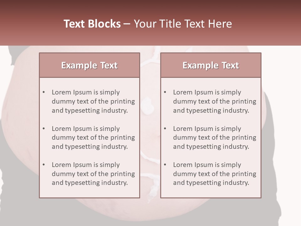 Pregnant Woman PowerPoint Template