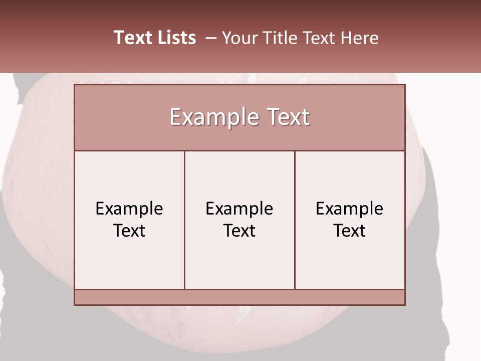 Pregnant Woman PowerPoint Template