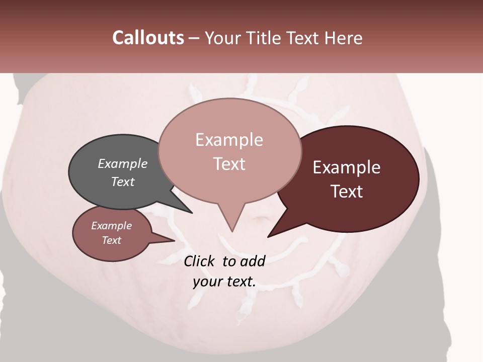 Pregnant Woman PowerPoint Template