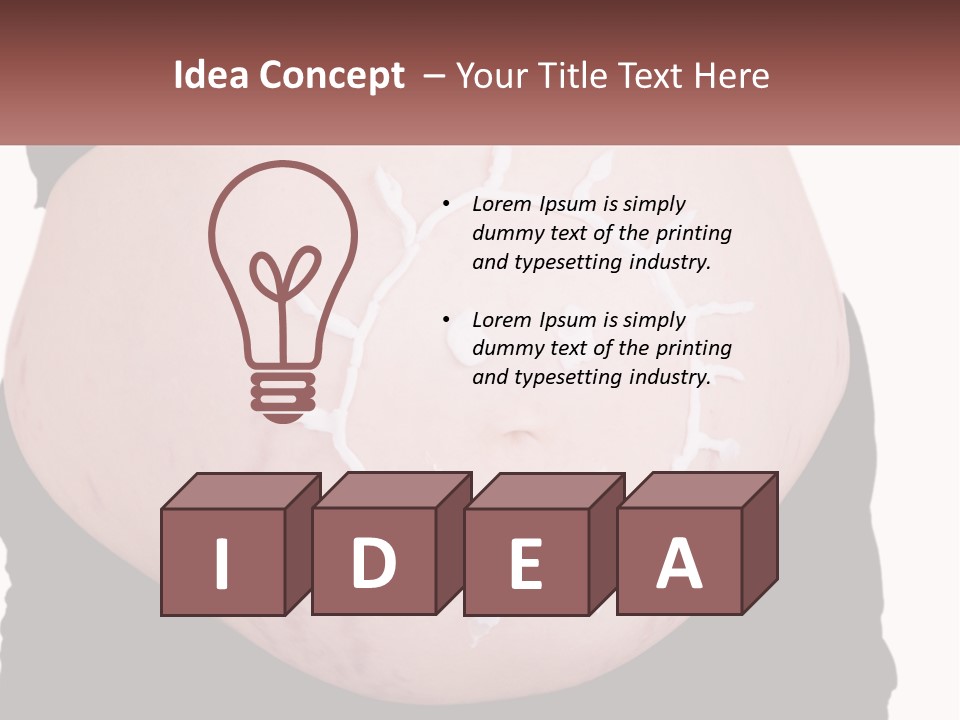 Pregnant Woman PowerPoint Template