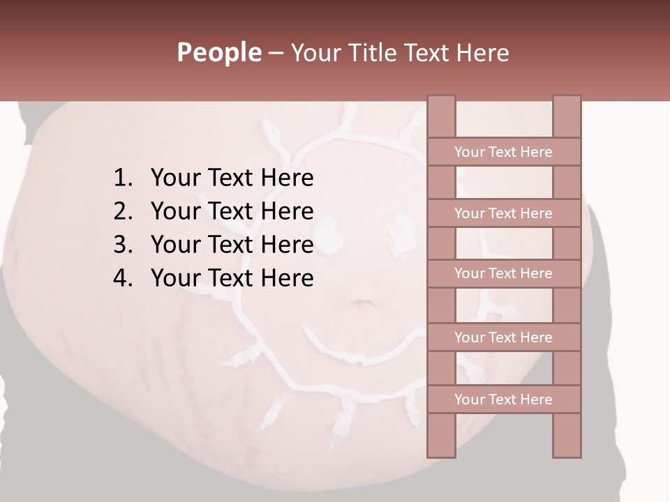 Pregnant Woman PowerPoint Template