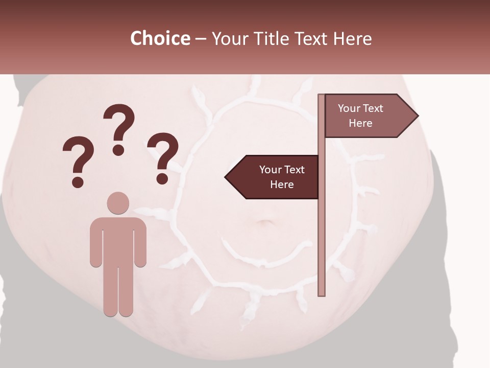 Pregnant Woman PowerPoint Template